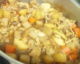 根菜と豚肉のみそ煮作り方5写真