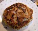 高岡（私）流お好み焼きととまる☆イカ入り作り方13写真