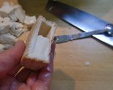 肉だね入り厚揚げのしょうゆ煮♪作り方1写真