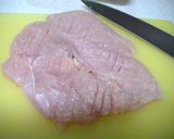 鶏むね肉でチキンカツレツ☆作り方1写真