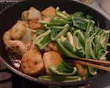 肉だね入り厚揚げのしょうゆ煮♪作り方5写真