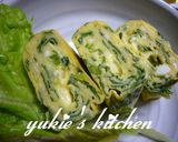 セロリの葉っぱ〰マヨとろ卵焼き作り方4写真