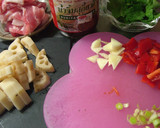タイ風★豚と蓮根のパッタイソース香菜炒め作り方1写真