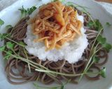 ランチに♫なめたけおろし蕎麦作り方5写真