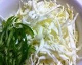 超簡単..たった3分..キャベツのナムル作り方1写真