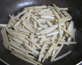 きんぴらごぼう　　味噌バター作り方2写真