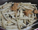 きんぴらごぼう　　味噌バター作り方4写真