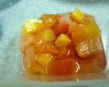 アセロラジュレで　野菜サラダ作り方1写真