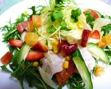 アセロラジュレで　野菜サラダ作り方11写真