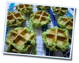 ほうれん草全粒粉ワッフル作り方6写真