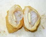 しらたきとチーズの薄揚げきんちゃく焼き作り方3写真