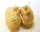 しらたきとチーズの薄揚げきんちゃく焼き作り方4写真