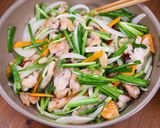 行列の食堂の🍚鶏のピリ辛濃厚甘みそスタミナ炒め🤩作り方4写真