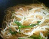 わけぎ&ブル-チ-ズのシンプルパスタ。作り方3写真