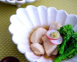 菜の花とササミのさっと煮＊治部煮風作り方5写真