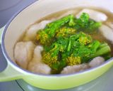 菜の花とササミのさっと煮＊治部煮風作り方4写真