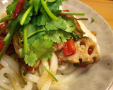 タイ風★豚と蓮根のパッタイソース香菜炒め作り方4写真