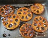 韓国 レンコンの二色煮その2 연근 볶음作り方3写真