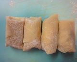 簡単!!材料3つの★ワンタン餅チーズ作り方4写真