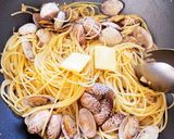 ☆あさりのにんにくバター醤油パスタ☆作り方5写真