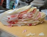 白菜で豚肉の挟み蒸し作り方2写真