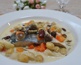 鰆ときのことサラダ豆のクリーム煮作り方8写真