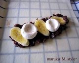 簡単！蒸し春巻きで餡バナナのデザート作り方2写真
