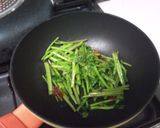 花わさびとドライトマトの炒め作り方4写真