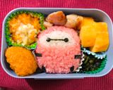 充電中ベイマックス弁当作り方3写真