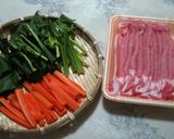ほうれん草をたっぷり使ったポークロール作り方1写真