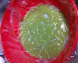 レンジ*抹茶カスタード作り方7写真