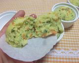 春菊と人参の蒸しパン作り方7写真