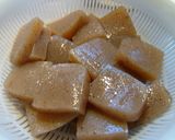 蒟蒻のスパイス味噌炒め作り方1写真