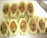 簡単＆節約！高野豆腐の豚ひき肉詰め作り方5写真