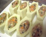 簡単＆節約！高野豆腐の豚ひき肉詰め作り方6写真