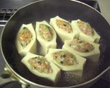 簡単＆節約！高野豆腐の豚ひき肉詰め作り方8写真