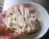 ストック物で【ピータンとレタスの粥】曲者作り方8写真