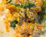 魚肉ソのオムライス●オクラチーズソース作り方4写真
