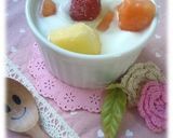 ✿リンゴ酢DIET♡フルーツヨーグルト✿作り方2写真