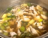 お昼ごはん♡栄養満点♡舞茸豚肉うどん作り方1写真