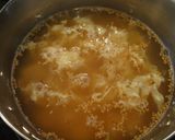 豆腐とカニ缶の中華風★卵スープ♪作り方3写真