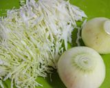 新たまねぎとキャベツのスープ作り方1写真
