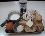 きのこ、チーズのフレンチトースト　炊飯器作り方1写真