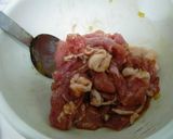 肉野菜炒めの下味にゆず茶活用作り方5写真
