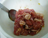 肉野菜炒めの下味にゆず茶活用作り方5写真