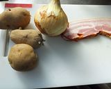 玉子スープ野菜たっぷり(日曜の朝ごはん）作り方1写真