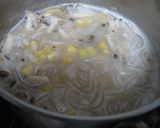 しらたきと茸の寒天入り低カロリースープ作り方2写真