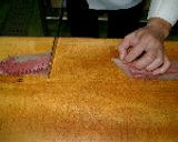 刺身の切り方♪いよいよです!作り方7写真