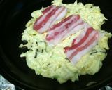 春キャベツとご飯で✩カリもちっのお好み焼作り方3写真