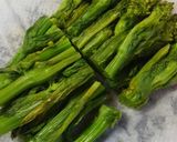 菜の花とゆで卵のサラダ作り方1写真